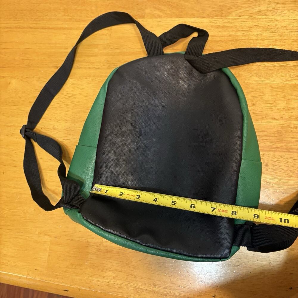 FRIENDS Backpack Bag TV Show Central Perk Green Checkered Mini 11.5"x8"x4" - Picture 7 of 10